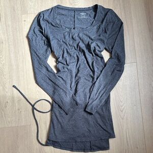 Motherhood Maternity Dark Gray Long Sleeve Top